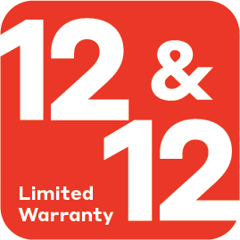 12&12 Limited Warranty logo